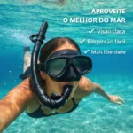 Kit Óculos Mergulho Snorkel Profissional - Imagen 4
